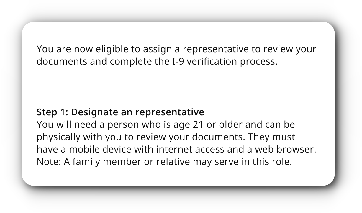 Worker-facing email prompting I-9 verification — Action required: Verify your I-9
