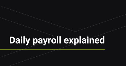 Daily payroll explained